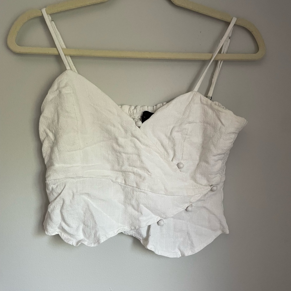 Flowy Button Tank Top
